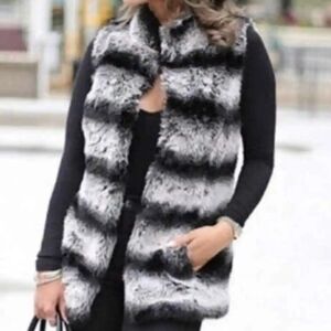 NWT Rachael Zoe Faux Fur Vest